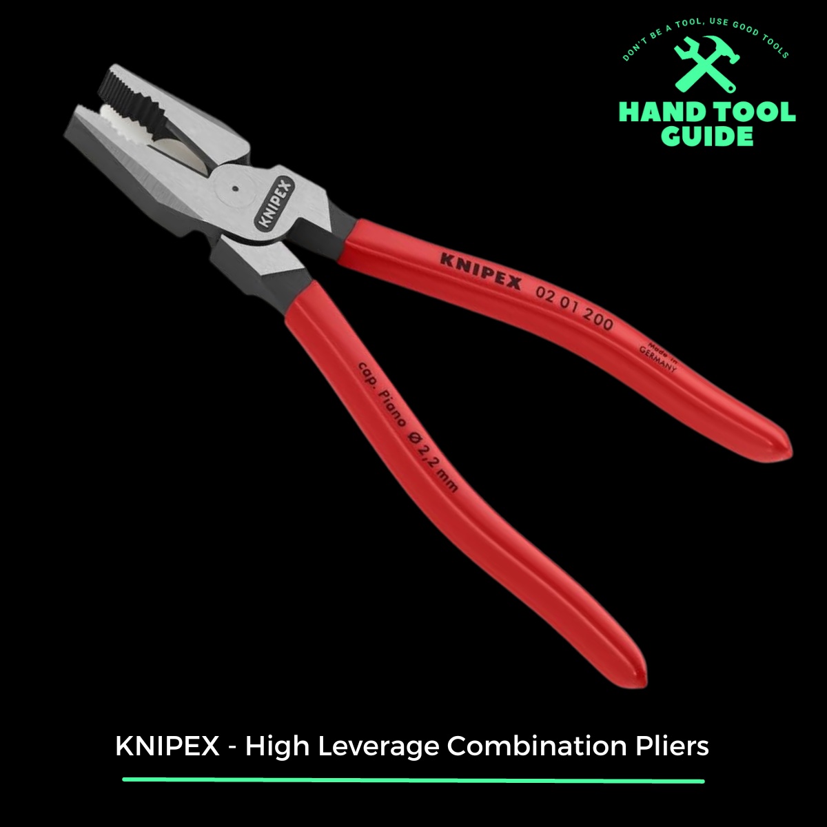 KNIPEX - High Leverage Combination Linemans Pliers (02 01 200)