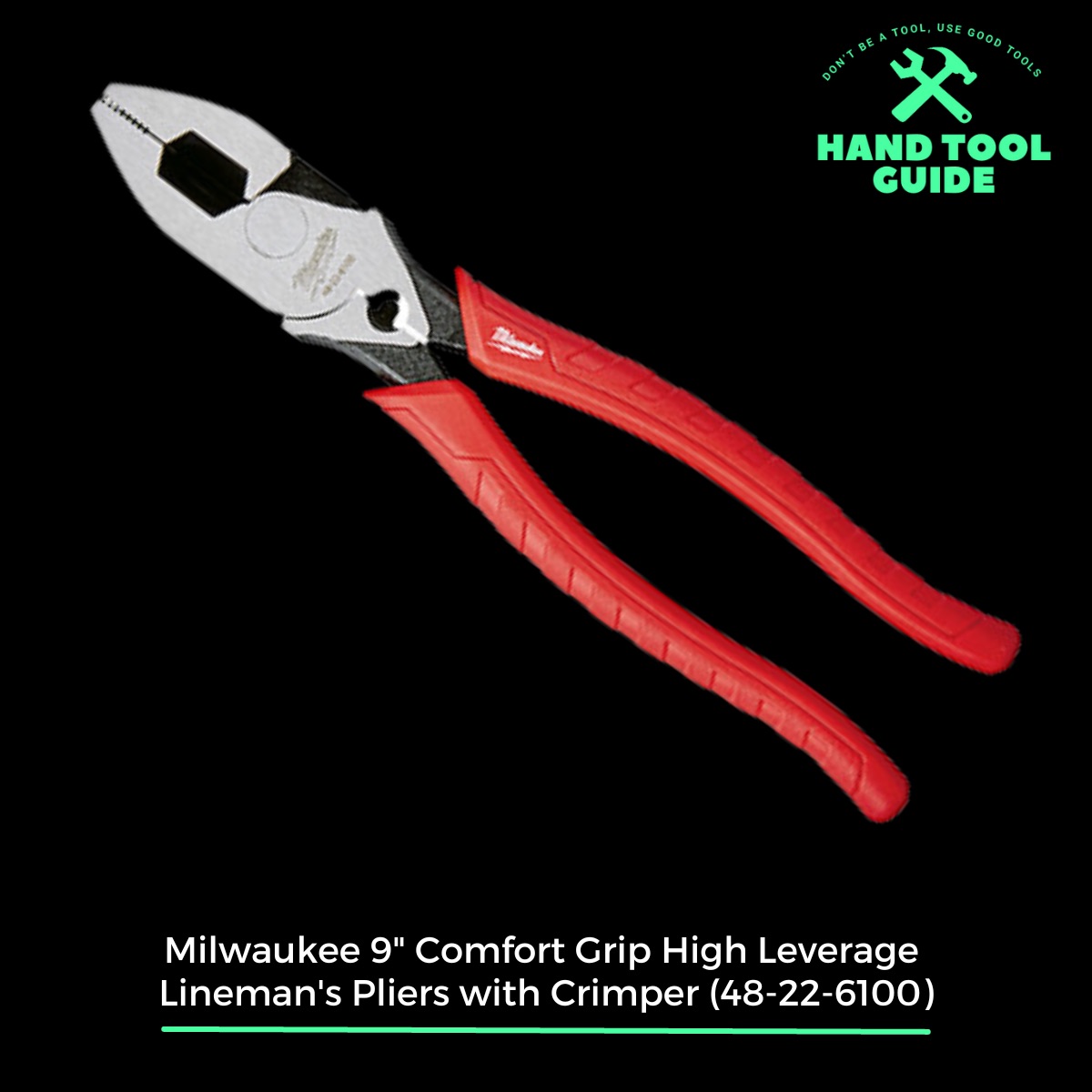 Milwaukee 9" Comfort Grip High Leverage Lineman's Pliers with Crimper (48-22-6100) Pros and Cons