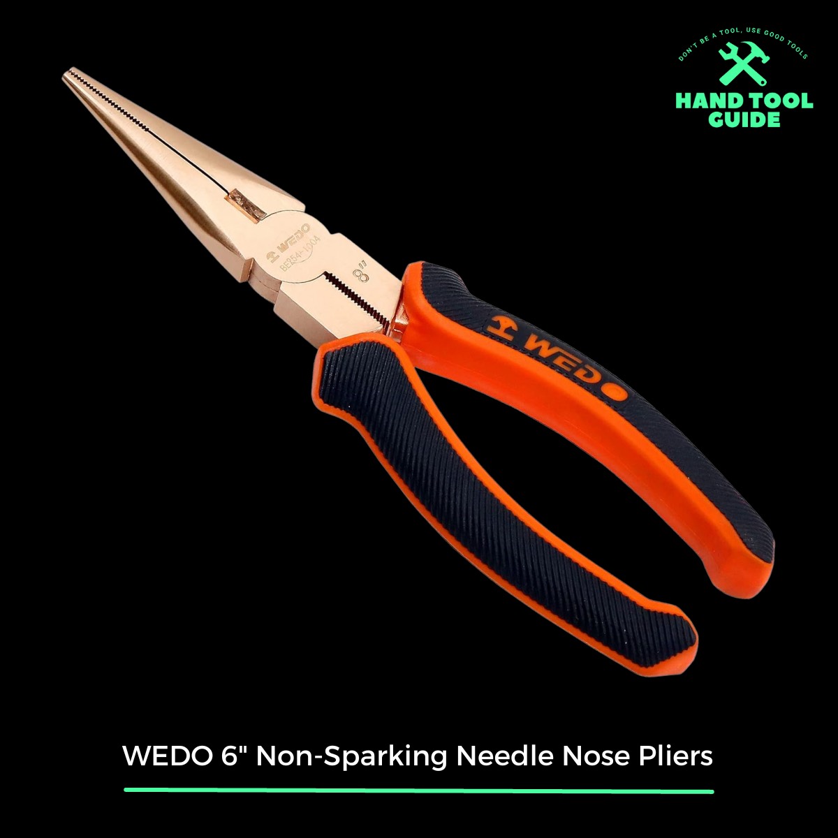 WEDO 6" Non-Sparking Needle Nose Pliers